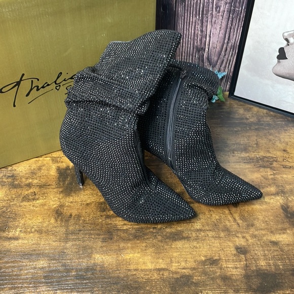 Thalia Sodi Women's Raquell Rhinestone Slouch Dress Boots size 7 nwt and box - Picture 6 of 6